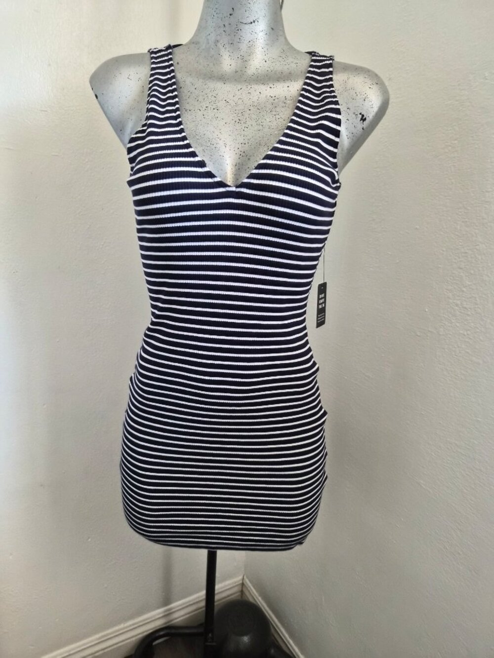 Express Striped Bodycon Dress Petite small